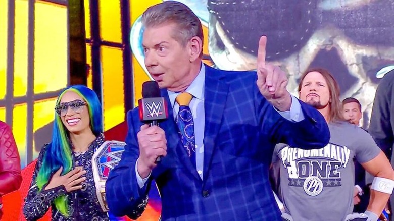 Vince McMahon talking