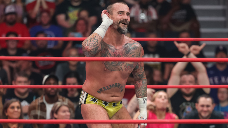 CM Punk smiling