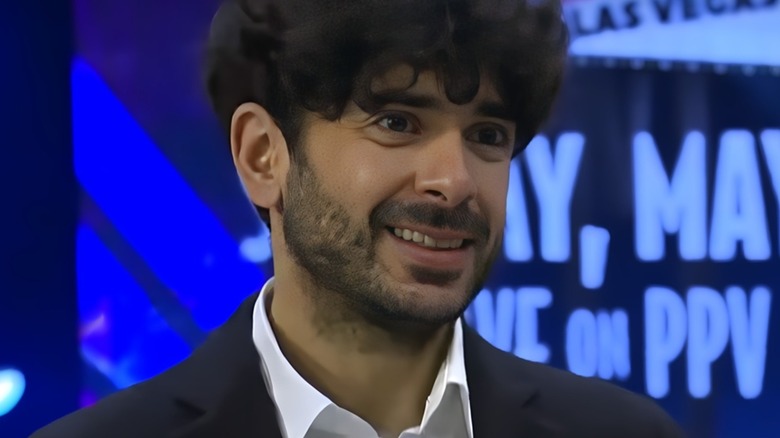 Tony Khan smiling 