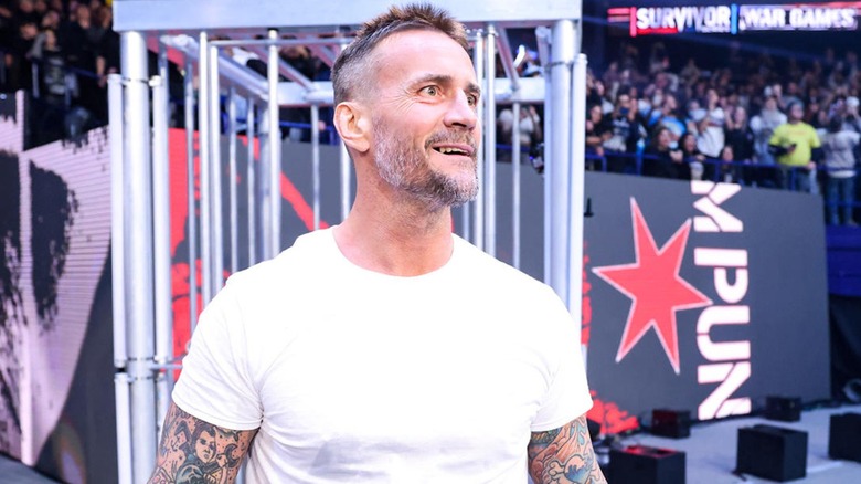 CM Punk Smiles During His WWE Entrance