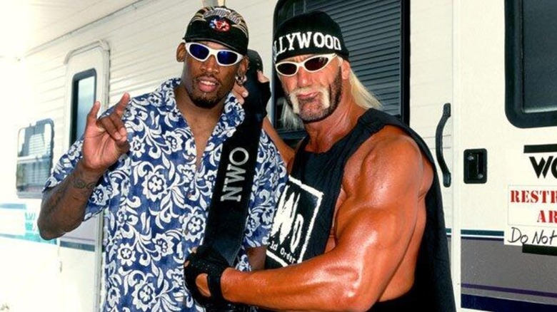 Dennis Rodman and Hulk Hogan