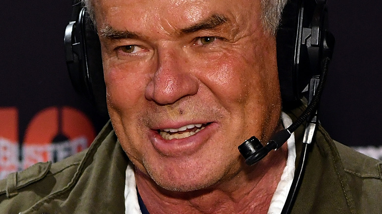 Eric Bischoff wearing headset