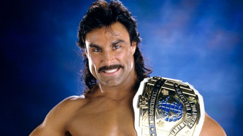 Marc Mero Poses As WWE Intercontinental Champion