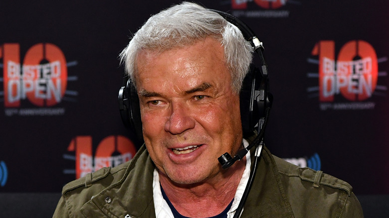 Eric Bischoff rocking the headset for Busted Open Radio