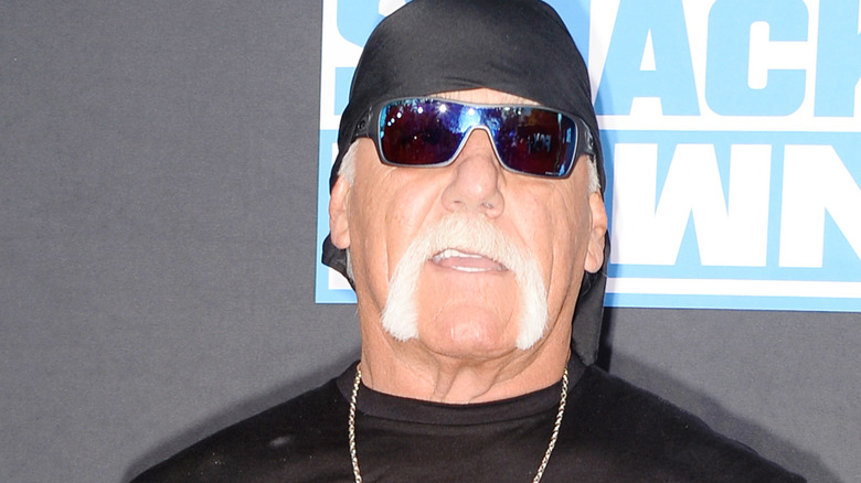 Hulk Hogan Wearing Black