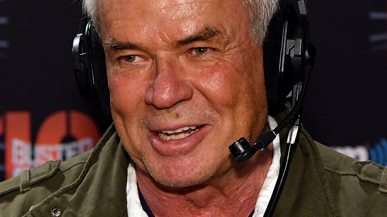 Eric Bischoff wearing headset