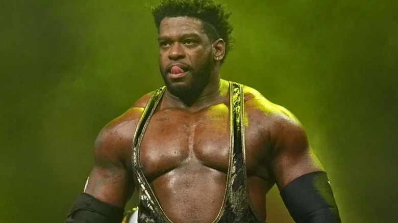 Powerhouse Hobbs wearing a singlet