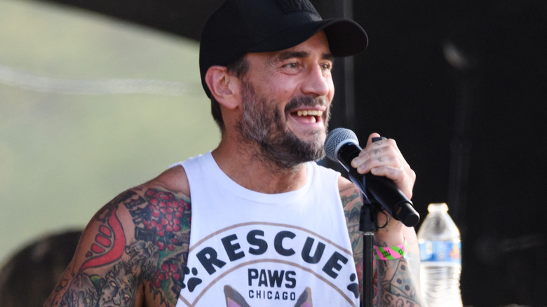 CM Punk smiling