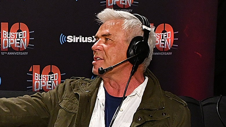 Eric Bischoff looking right