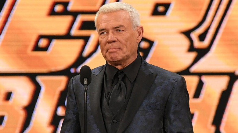 Eric Bischoff at the WWE Hall of Fame ceremony