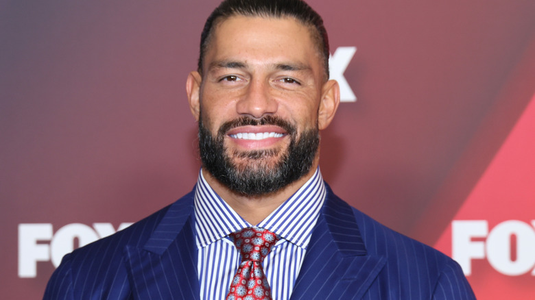 Roman Reigns smiling