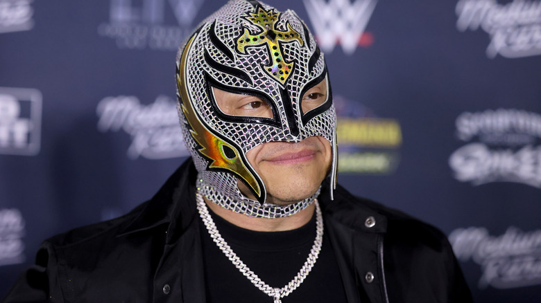 Rey Mysterio attending WrestleMania After Dark, 2025.