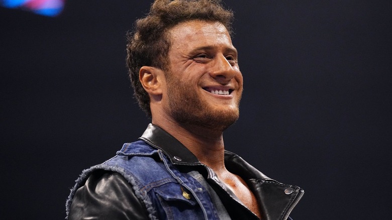 MJF smiling