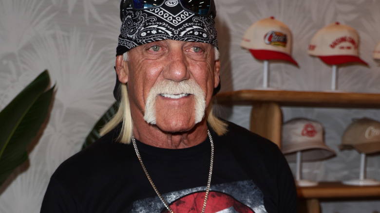 Hulk Hogan wearing a bandana