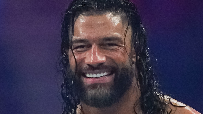 Roman Reigns smiling