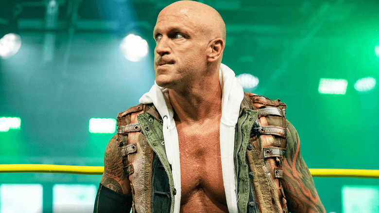 Eric Young looking mean