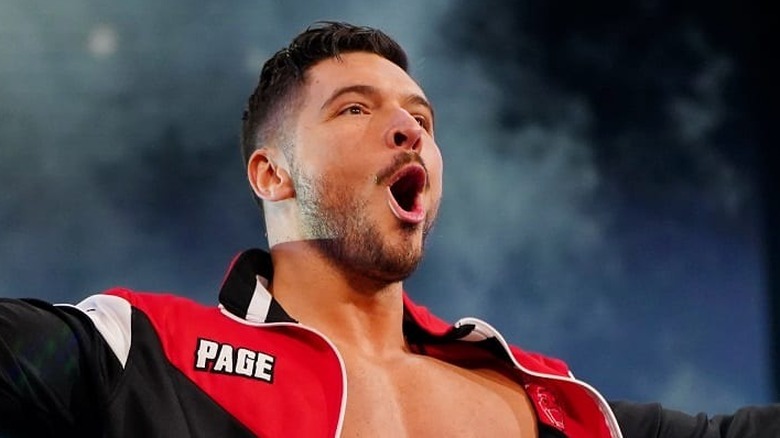 Ethan Page mouth opem