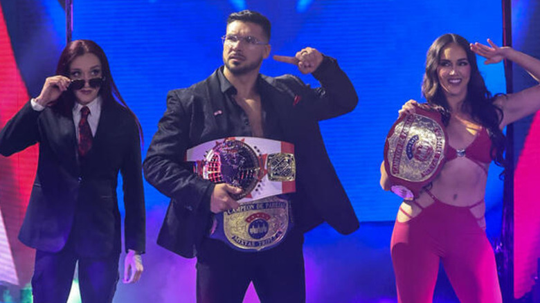 Alba Fyre, Ethan Page, and Chelsea Green