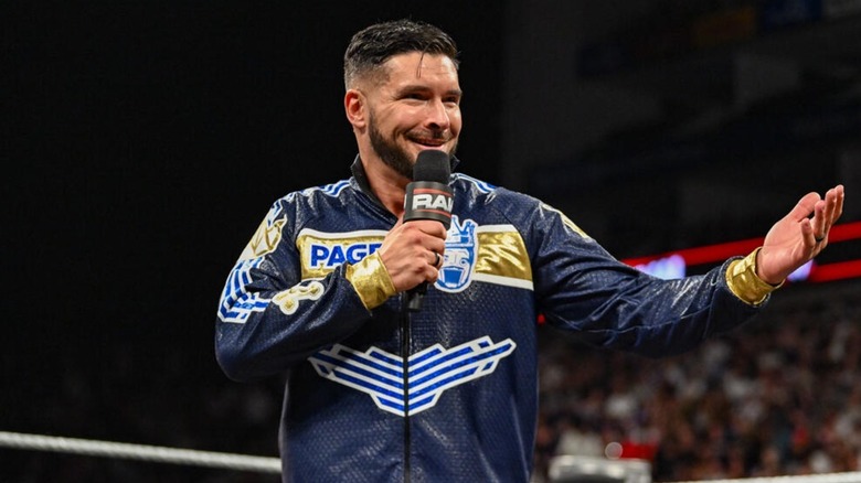 Ethan Page smiling on WWE Raw