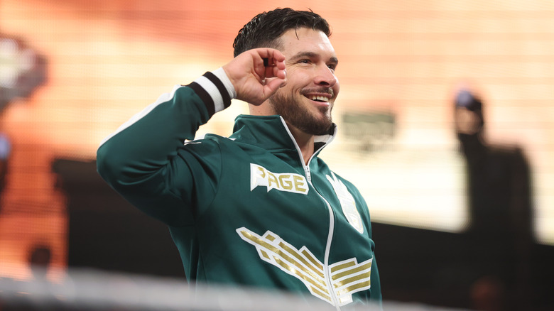 Ethan Page in the ring