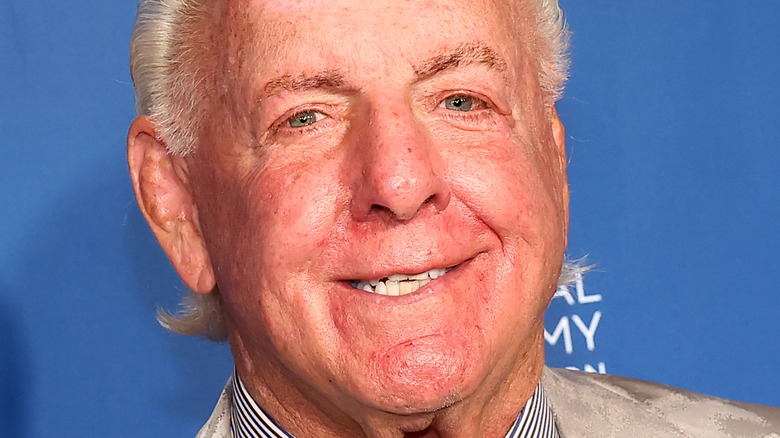 Ric Flair grins