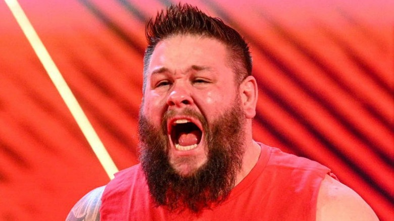 Kevin Owens yells