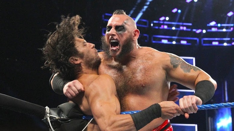 Fandango Clotheslined in Corner