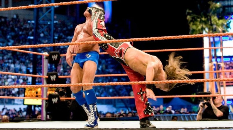 HBK superkicks Ric Flair