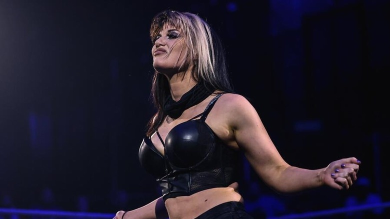 Blair Davenport makes her entrance