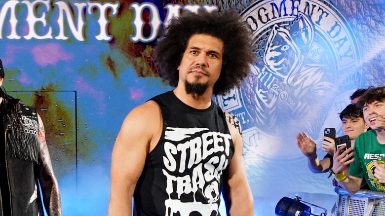 Carlito makes an entrance