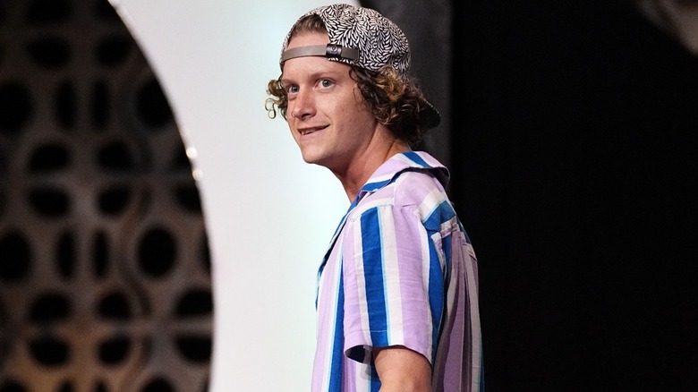 Marko Stunt during his brief one-off return to AEW to compete against Jack Perry.