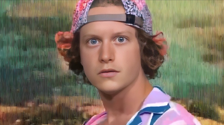 Marko Stunt moments after his surprise return to AEW.