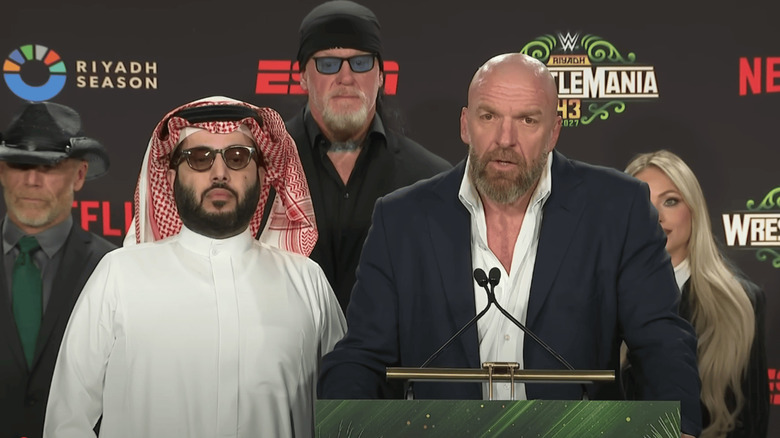 Turki Alalshikh and Triple H