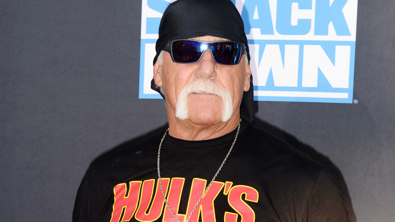 Hulk Hogan wearing sunglasses