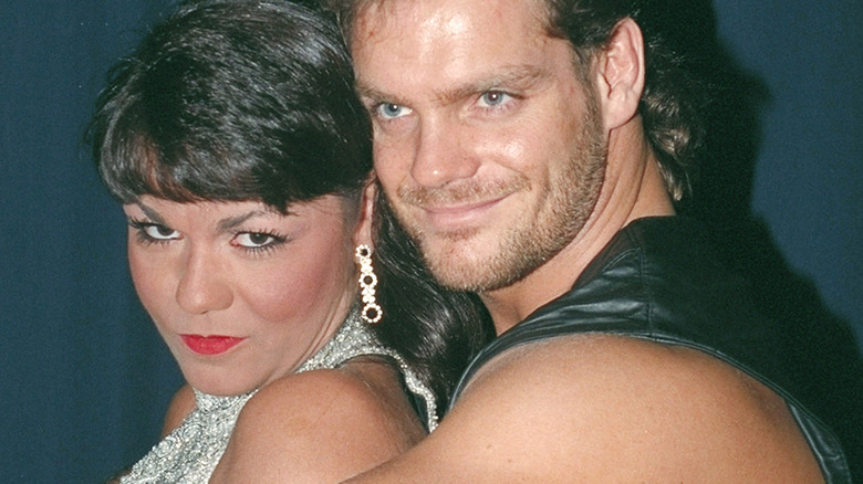 Chris Benoit and Nacy Benoit posing together