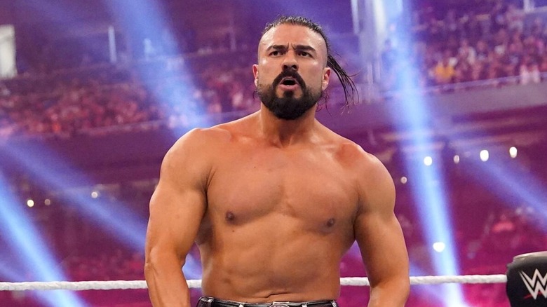Andrade in the ring