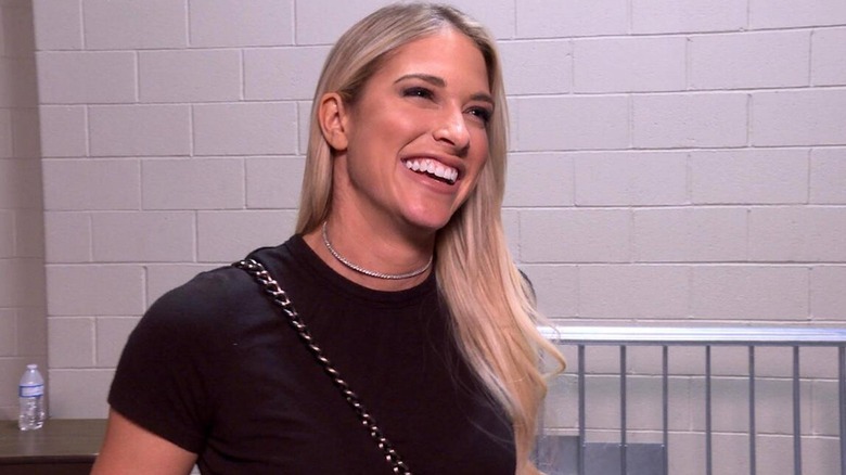 Kelly Kelly during a visit to 