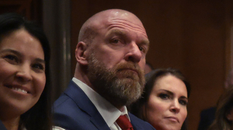 Triple H realizing this guy he was responsible