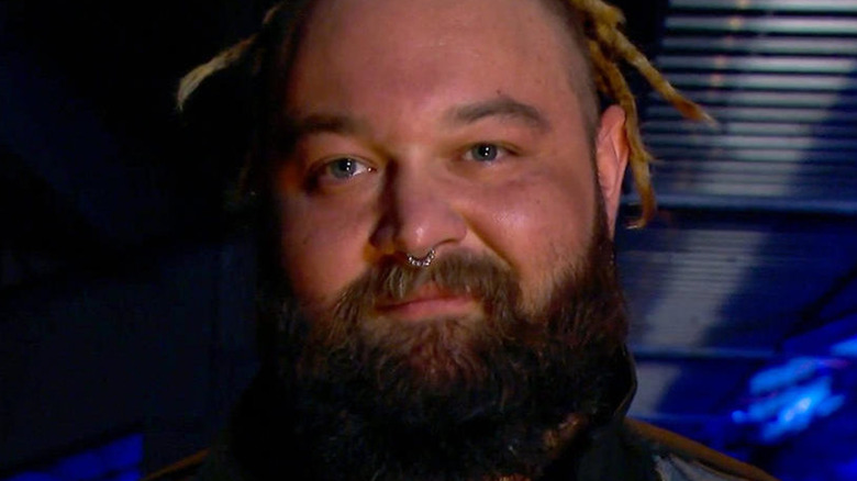 Bray Wyatt standing backstage