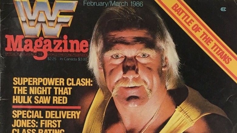 Cover of the February/March 1986 issue of WWF Magazine.