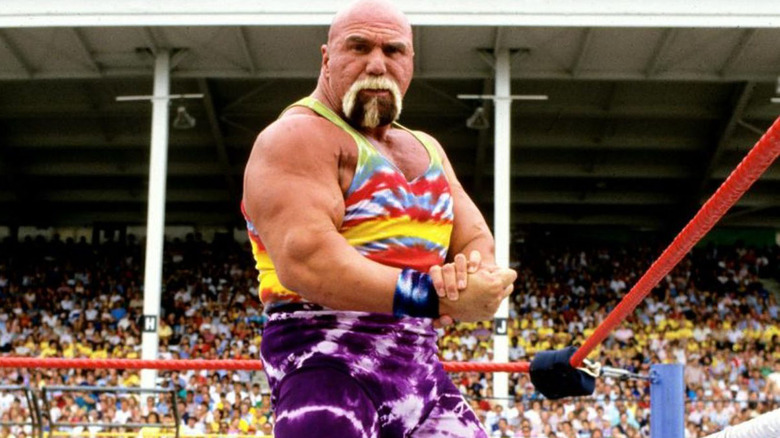"Superstar" Billy Graham flexs
