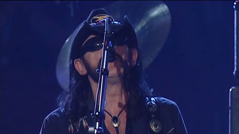 Lemmy performing at WrestleMania 21