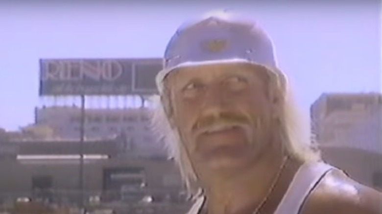 Hulk Hogan in the "Piledriver" music video