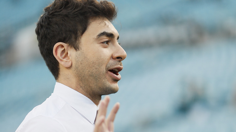 Tony Khan looks right