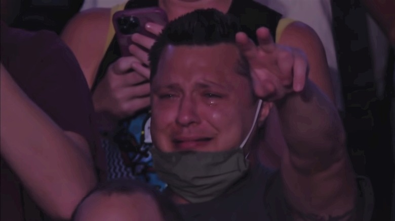 Crying CM Punk fan