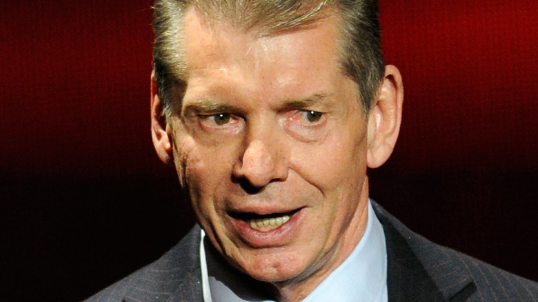 Vince McMahon smirking