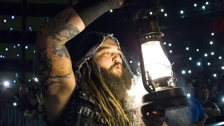 Bray Wyatt blowing out his lantern