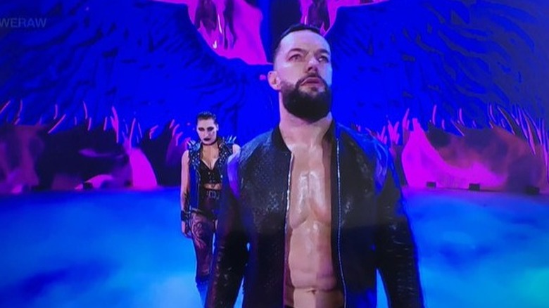 Finn Balor During His Entrance On WWE Raw