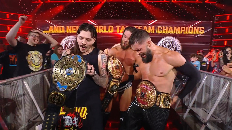 Finn Balor and JD McDonagh win the World Tag titles