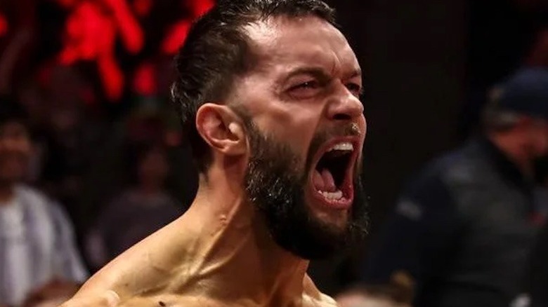 Finn Balor screaming